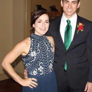 Navy Blue Prom Formal Wedding Dress